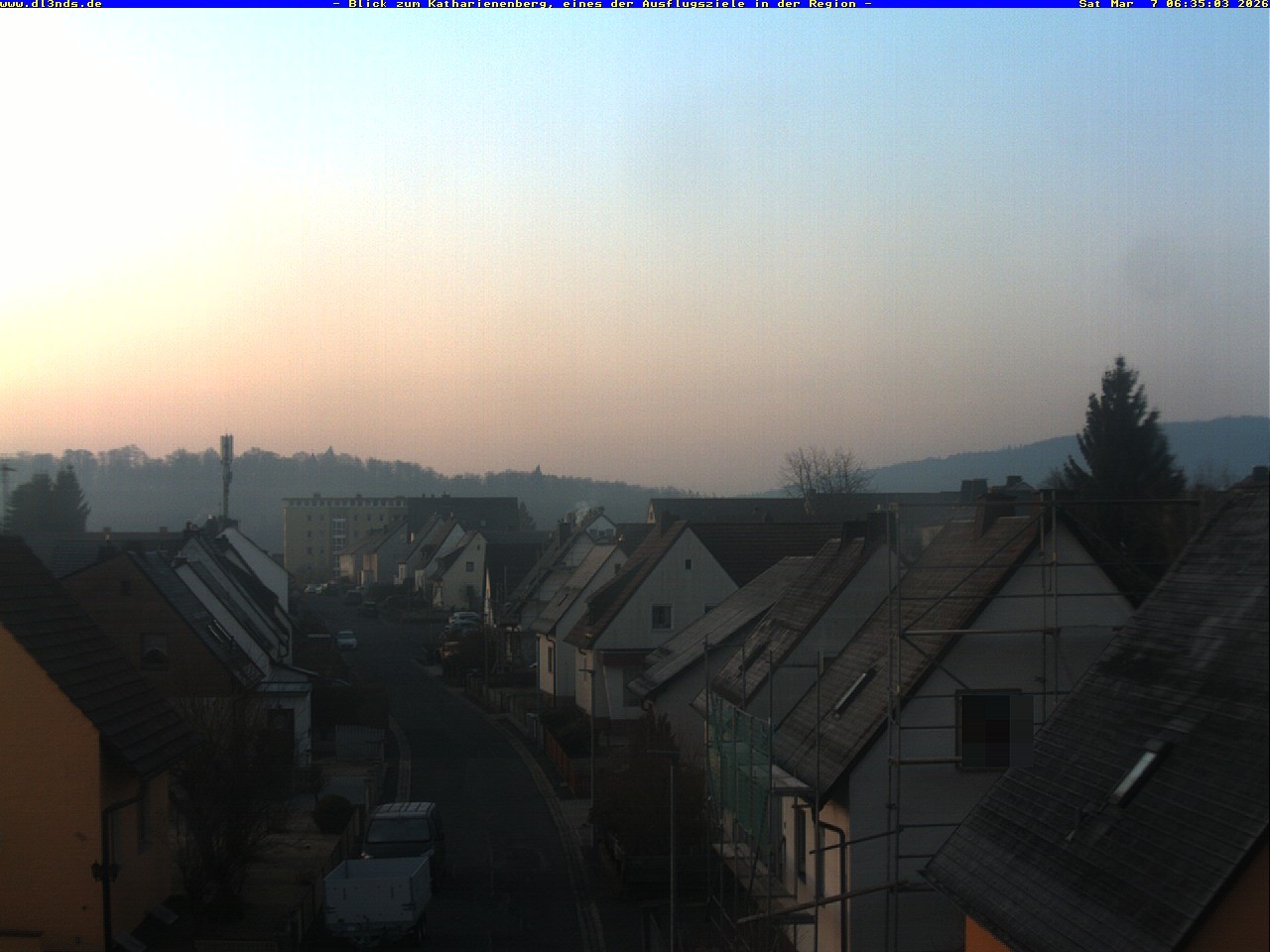 Archiv Foto Webcam Wunsiedel: Blick zum Katharinenberg