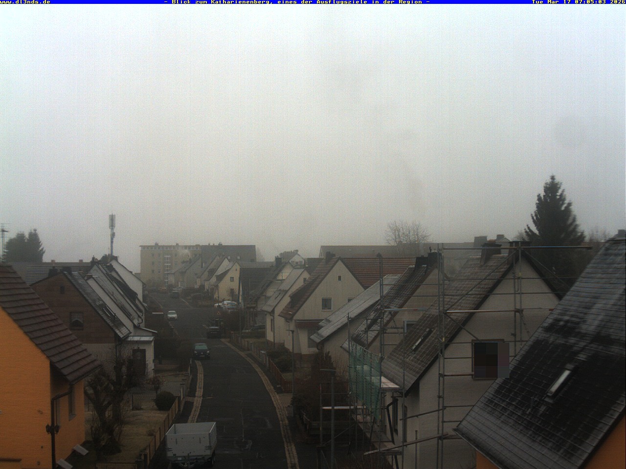 Archiv Foto Webcam Wunsiedel: Blick zum Katharinenberg