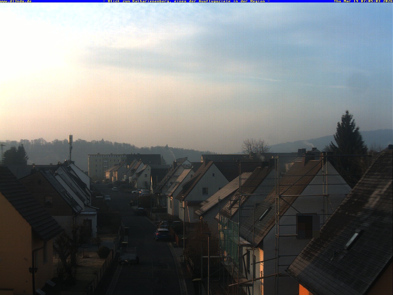 Archiv Foto Webcam Wunsiedel: Blick zum Katharinenberg