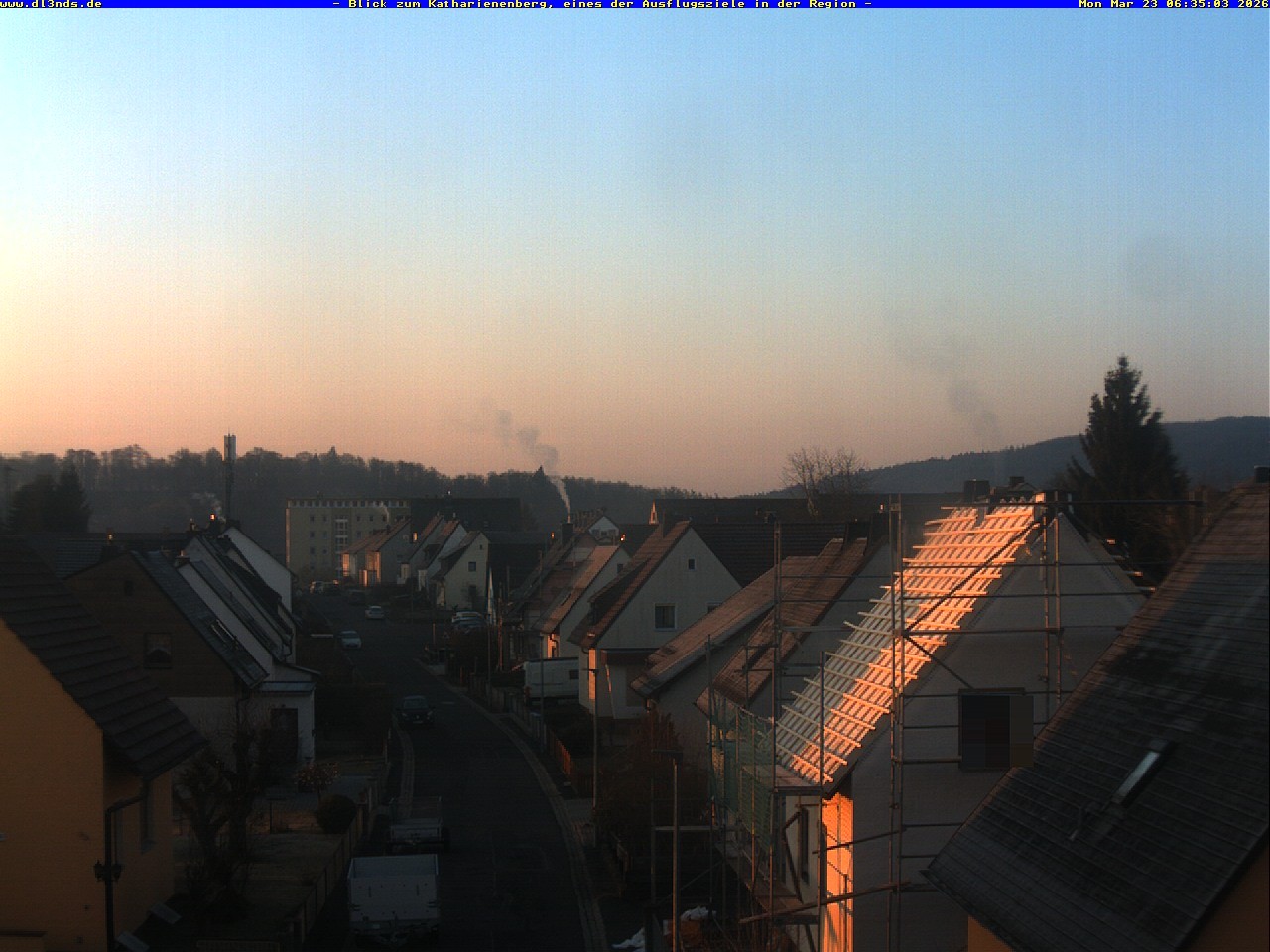 Archiv Foto Webcam Wunsiedel: Blick zum Katharinenberg