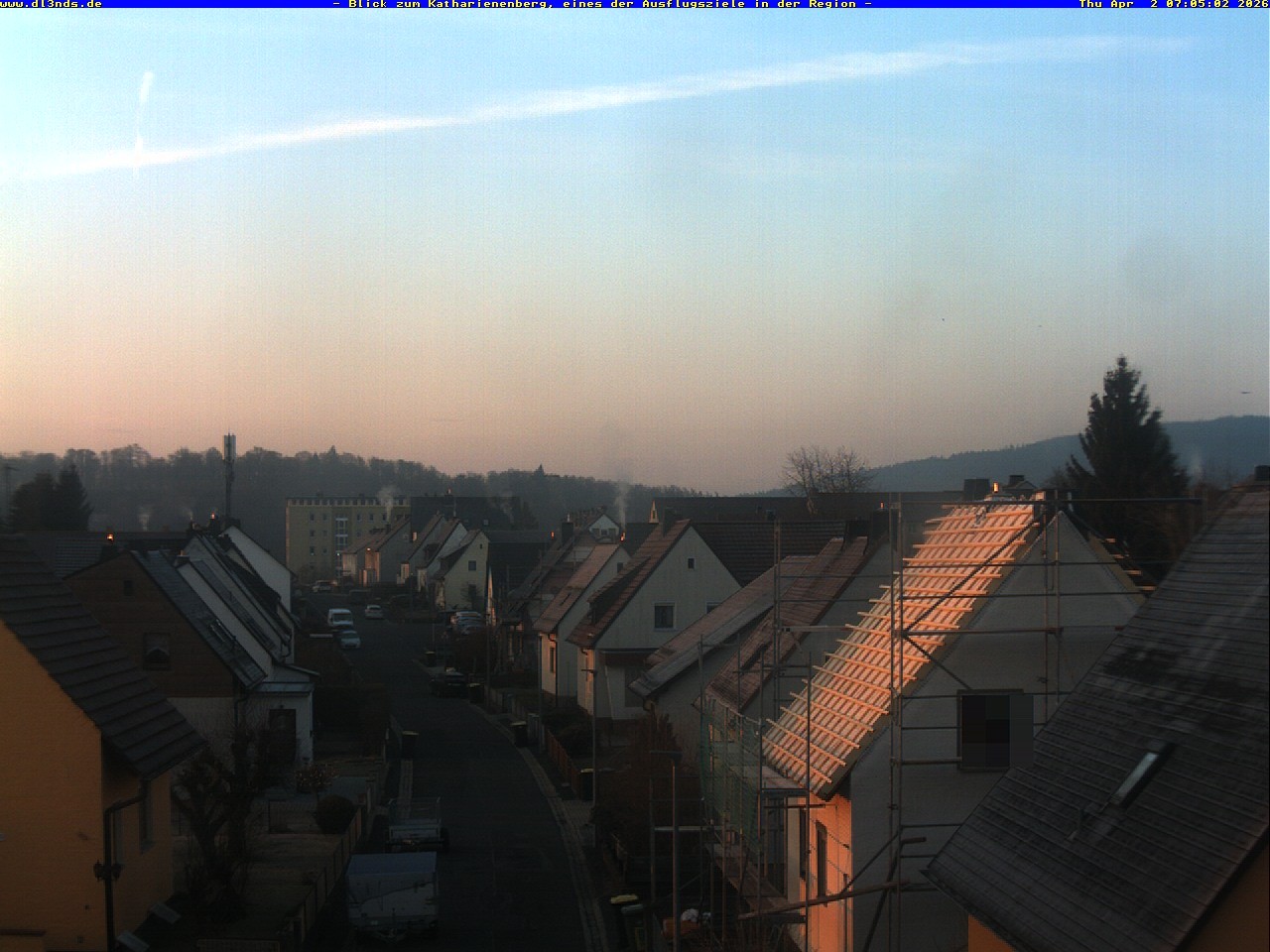 Archiv Foto Webcam Wunsiedel: Blick zum Katharinenberg