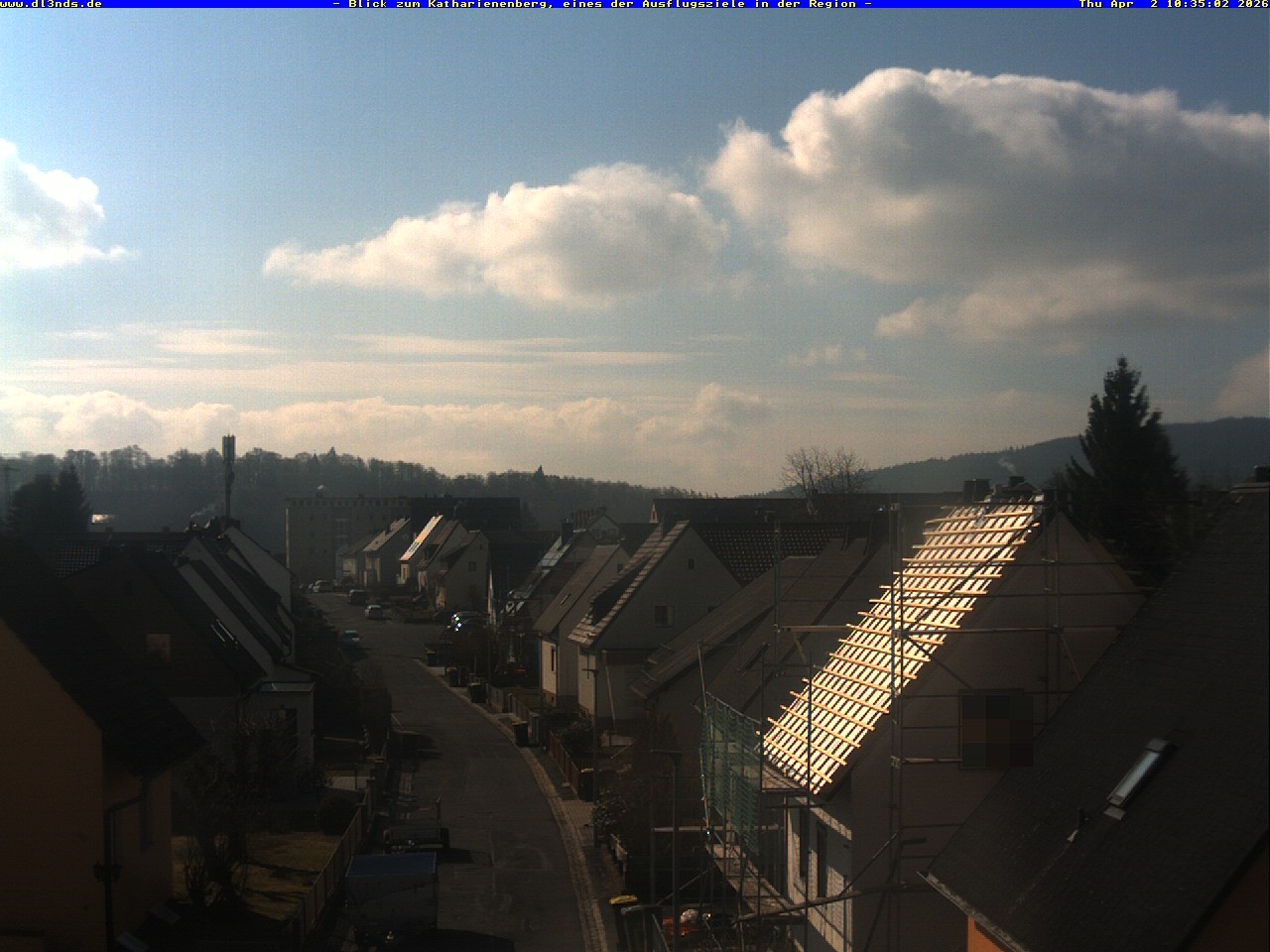 Archiv Foto Webcam Wunsiedel: Blick zum Katharinenberg