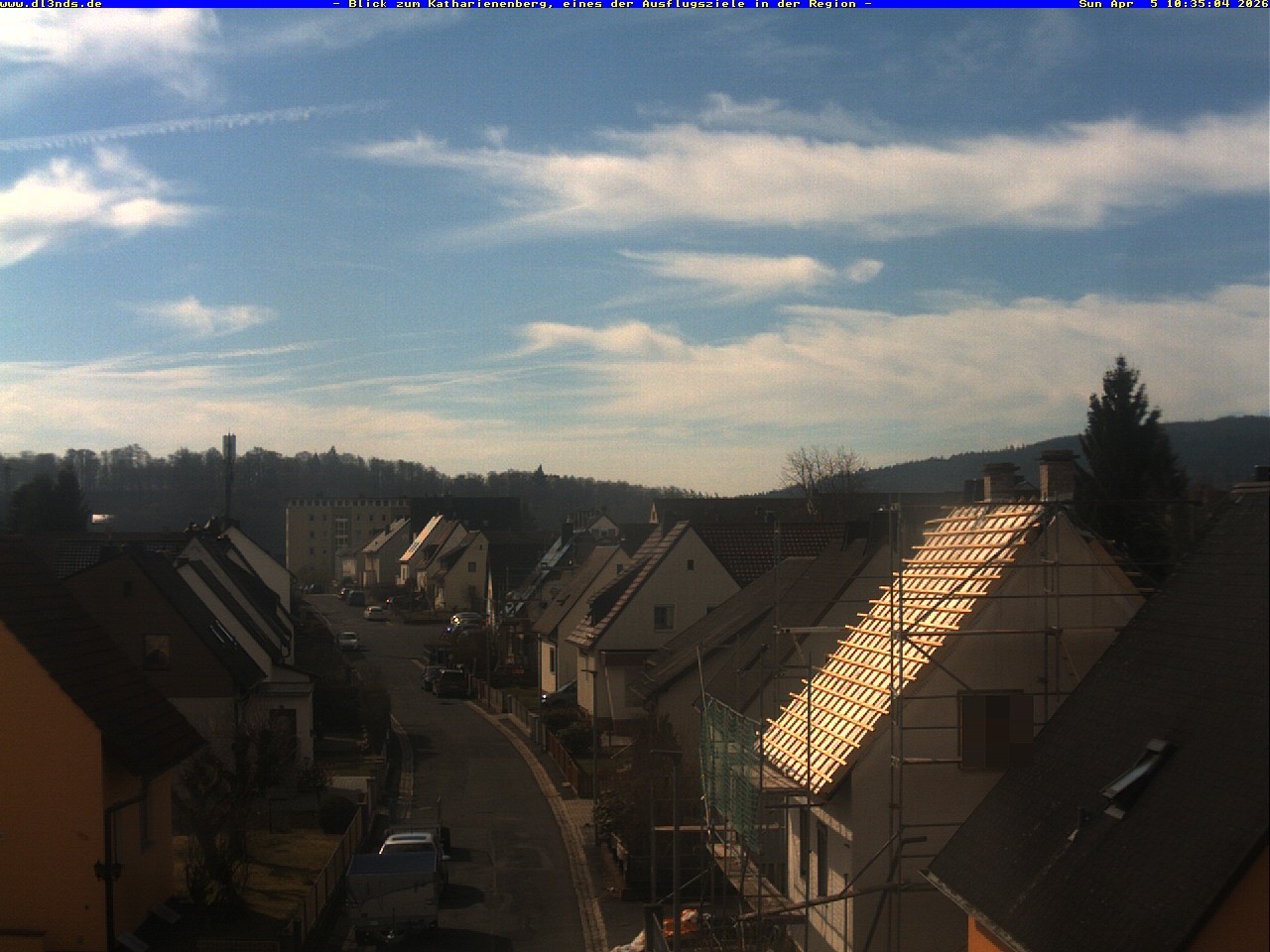 Archiv Foto Webcam Wunsiedel: Blick zum Katharinenberg