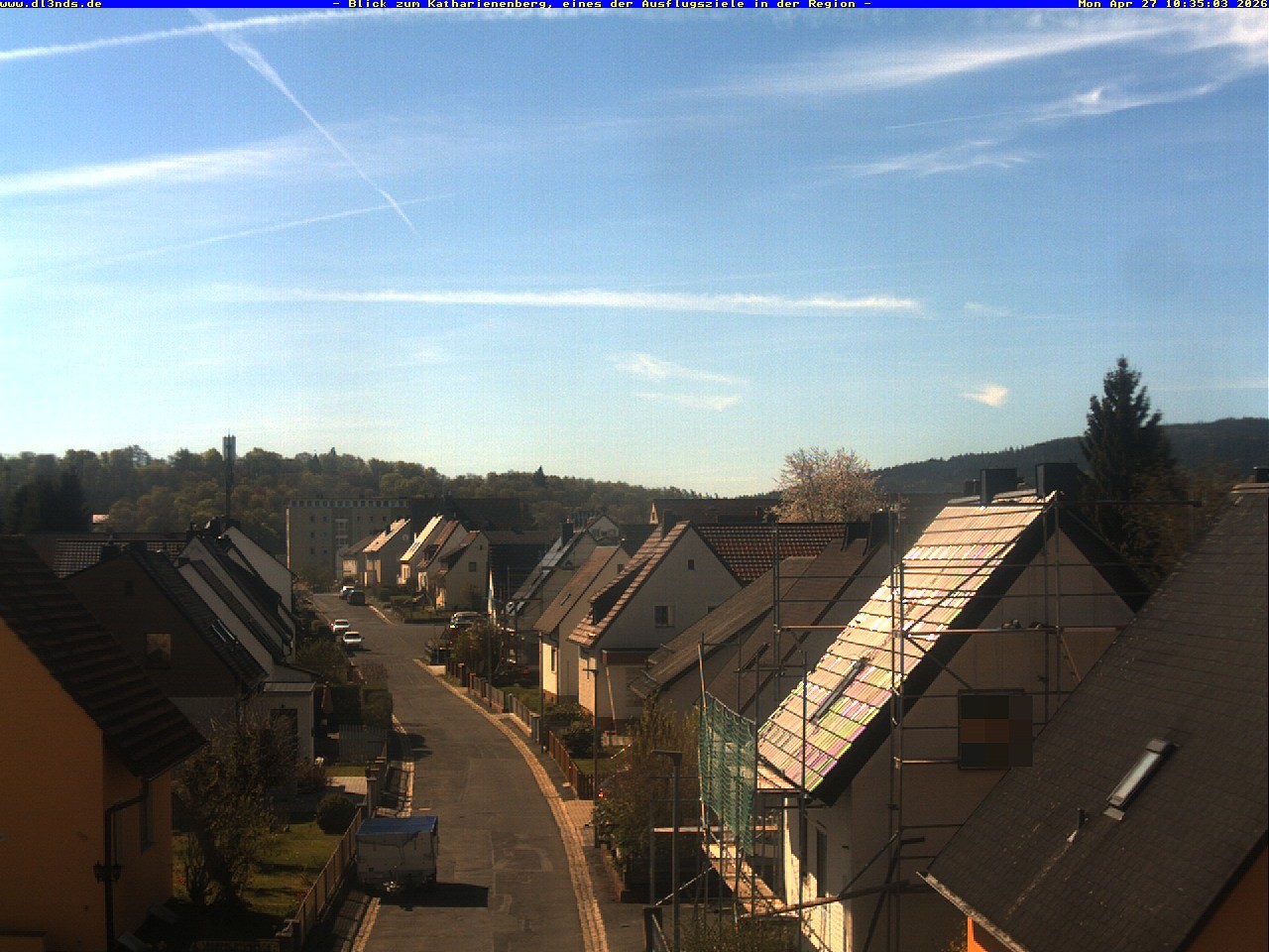 Archiv Foto Webcam Wunsiedel: Blick zum Katharinenberg