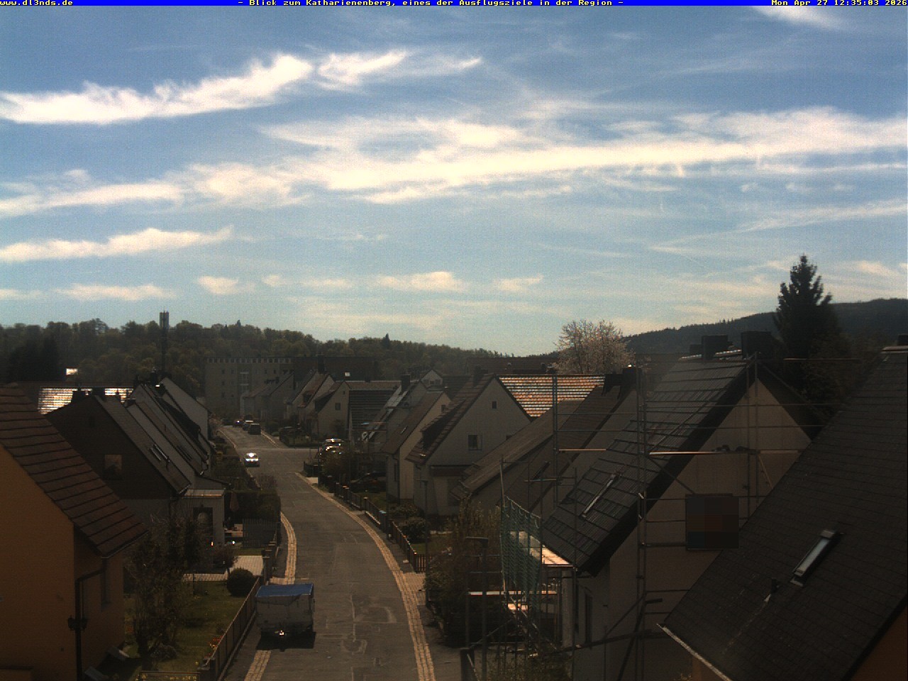 Archiv Foto Webcam Wunsiedel: Blick zum Katharinenberg