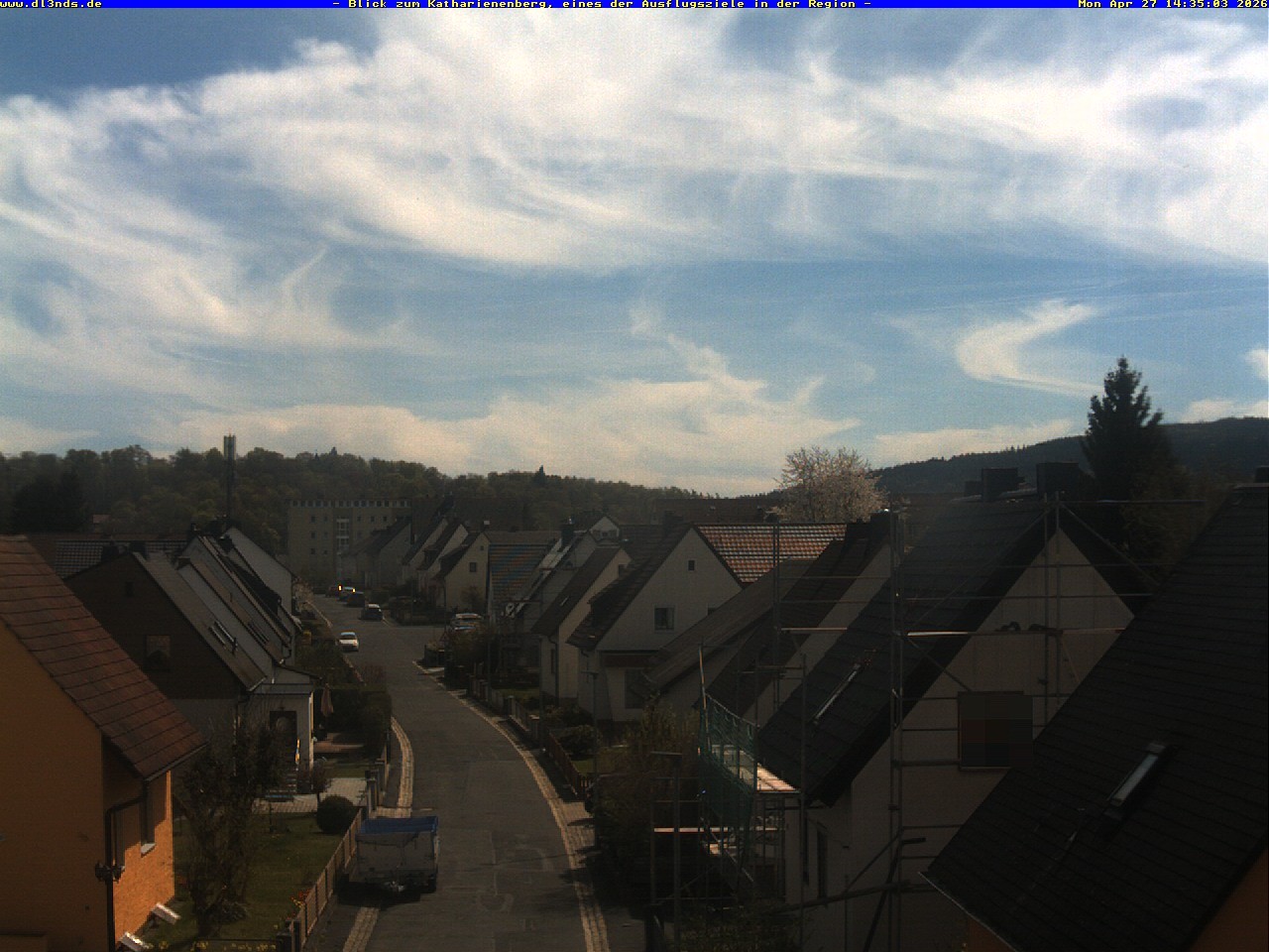 Archiv Foto Webcam Wunsiedel: Blick zum Katharinenberg