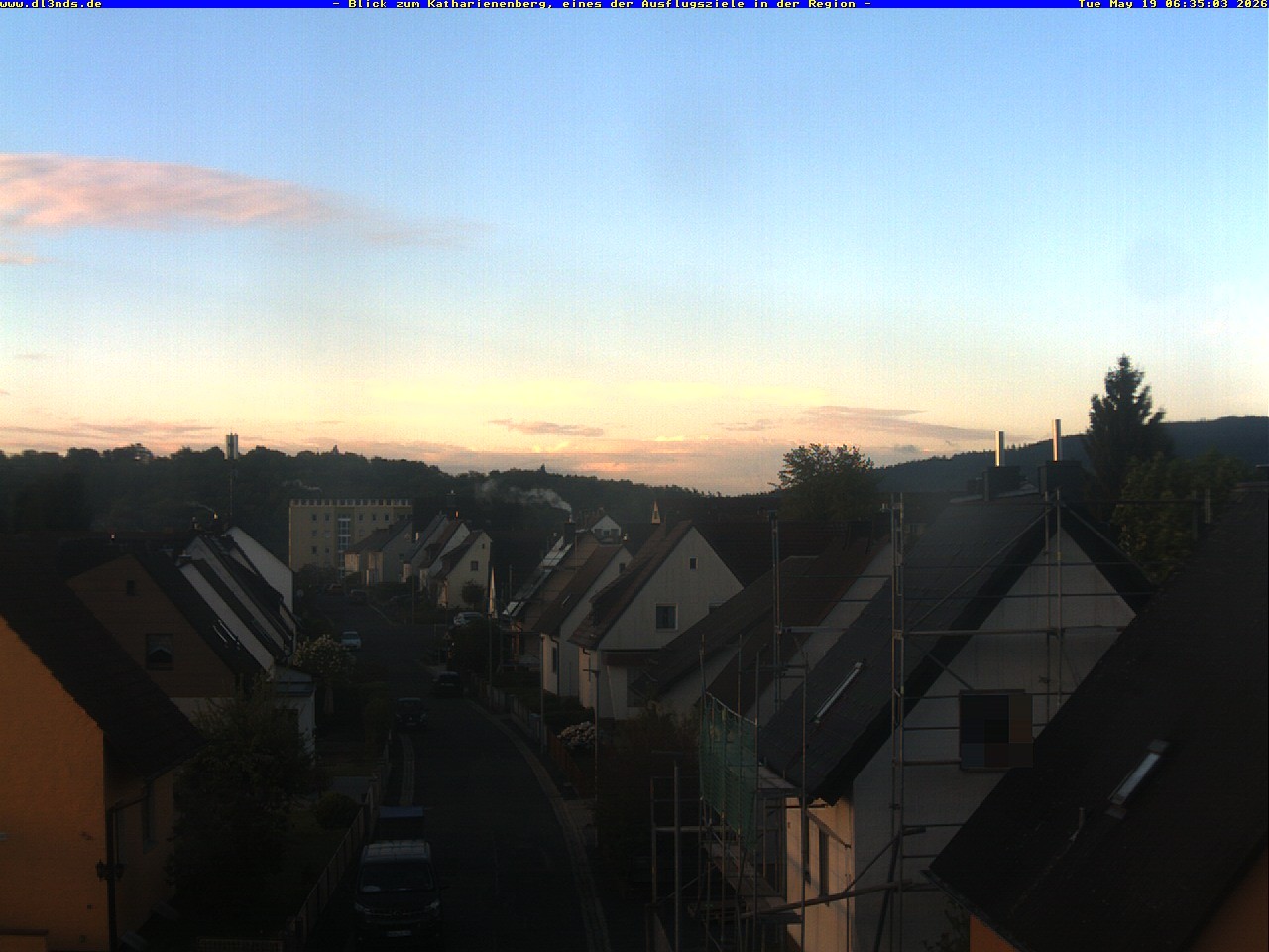 Archiv Foto Webcam Wunsiedel: Blick zum Katharinenberg
