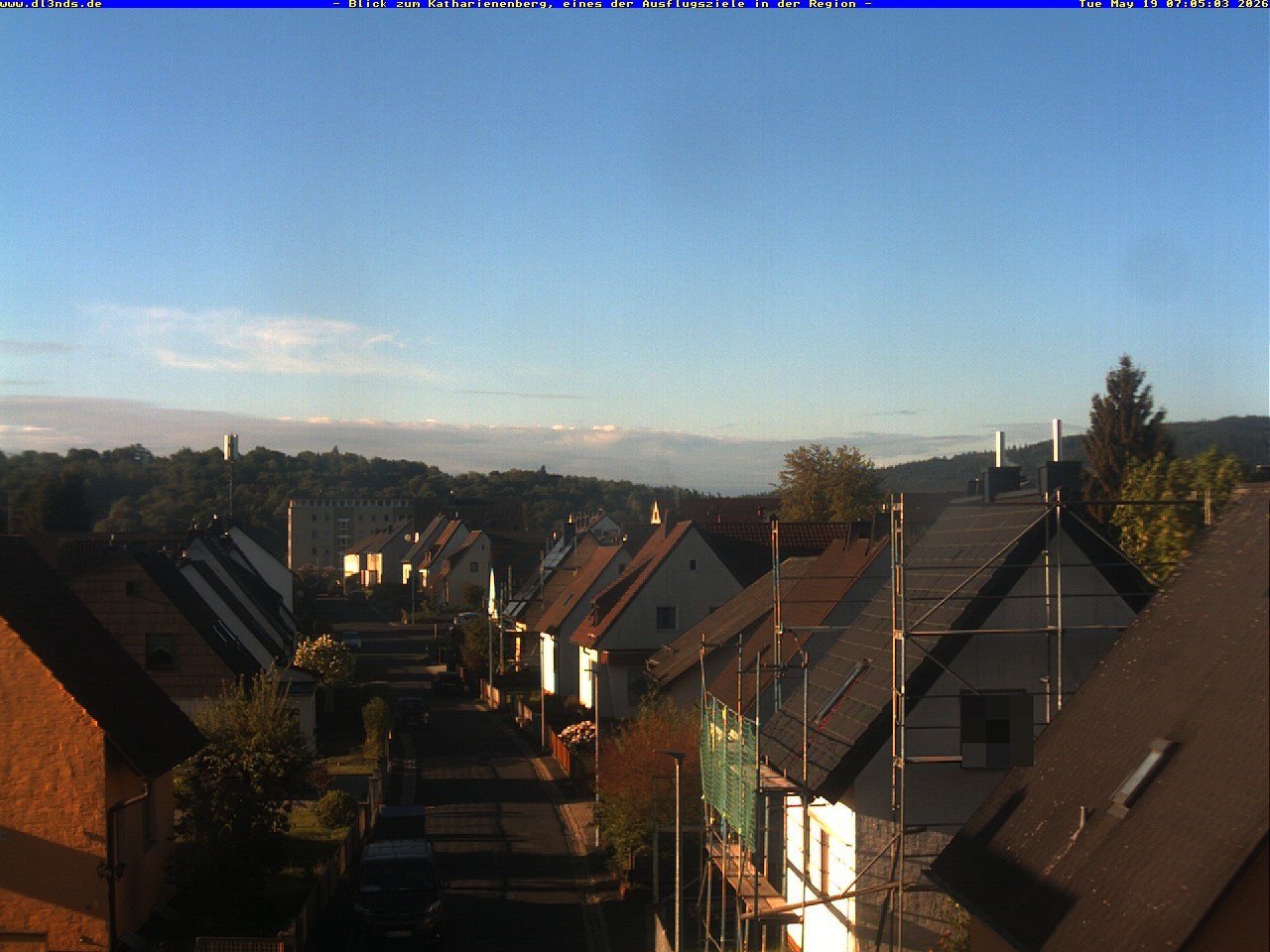 Archiv Foto Webcam Wunsiedel: Blick zum Katharinenberg