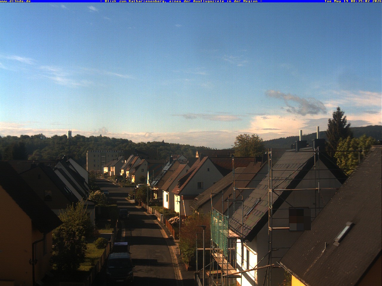 Archiv Foto Webcam Wunsiedel: Blick zum Katharinenberg