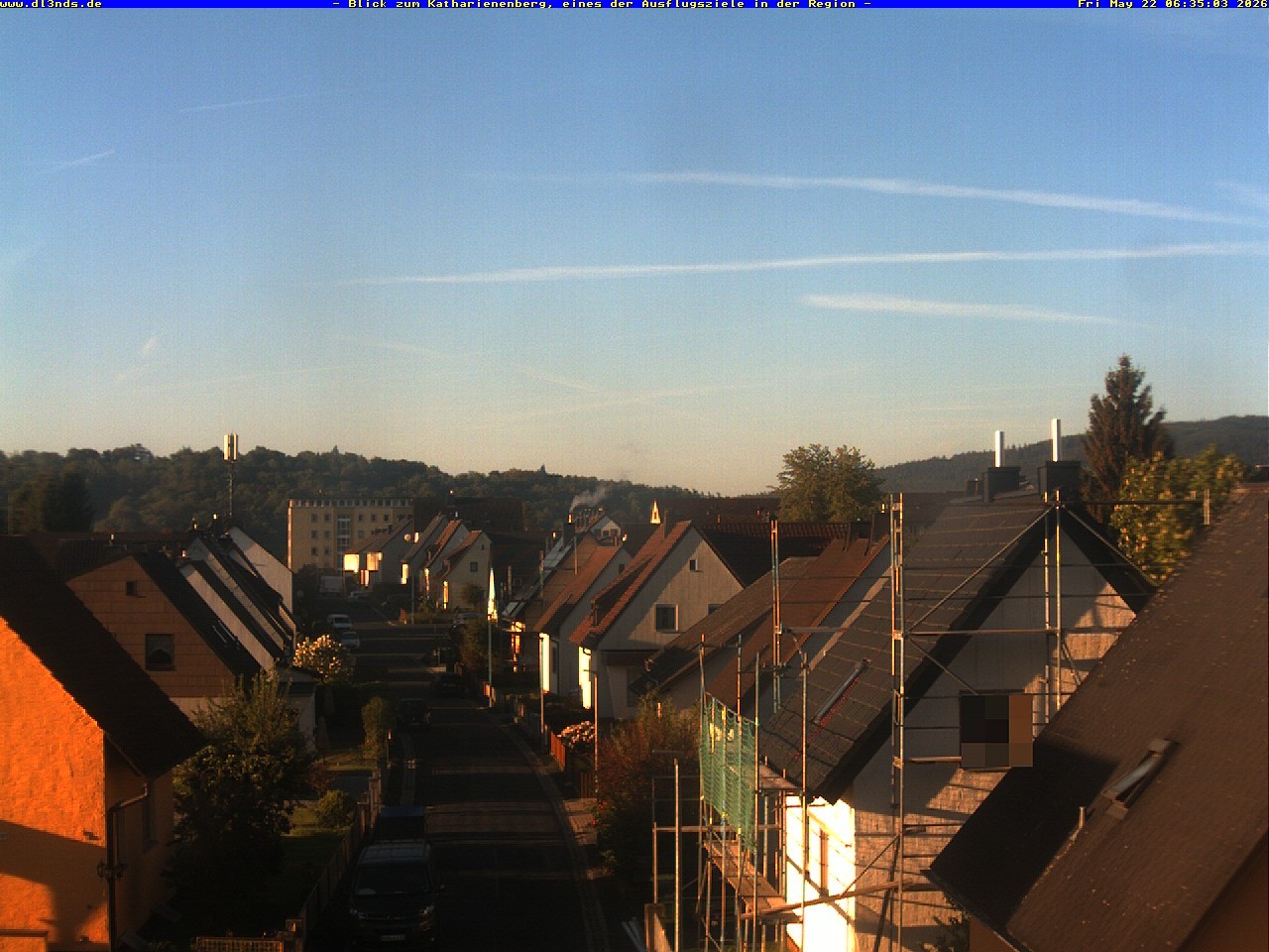 Archiv Foto Webcam Wunsiedel: Blick zum Katharinenberg