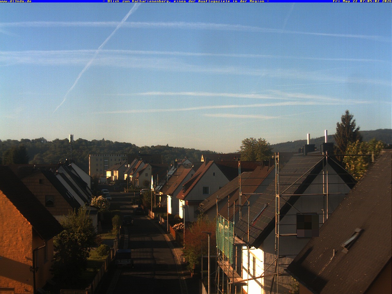Archiv Foto Webcam Wunsiedel: Blick zum Katharinenberg