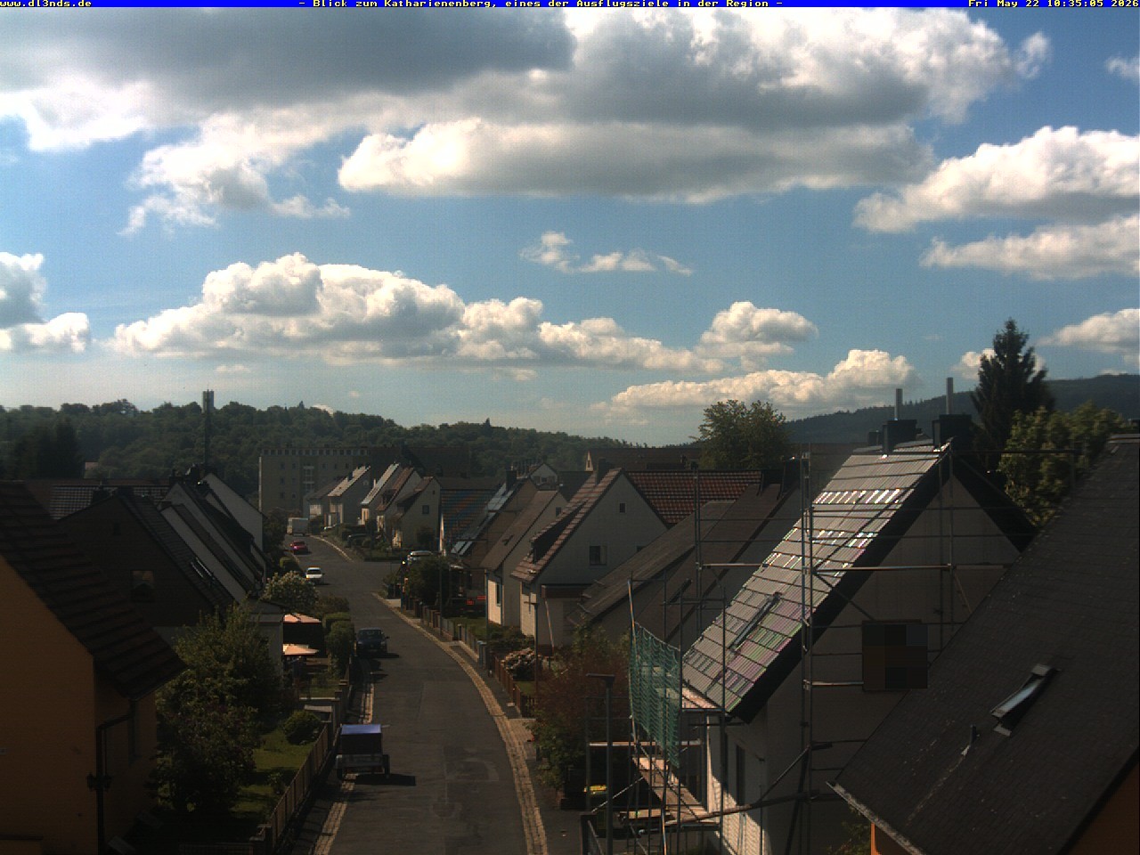 Archiv Foto Webcam Wunsiedel: Blick zum Katharinenberg