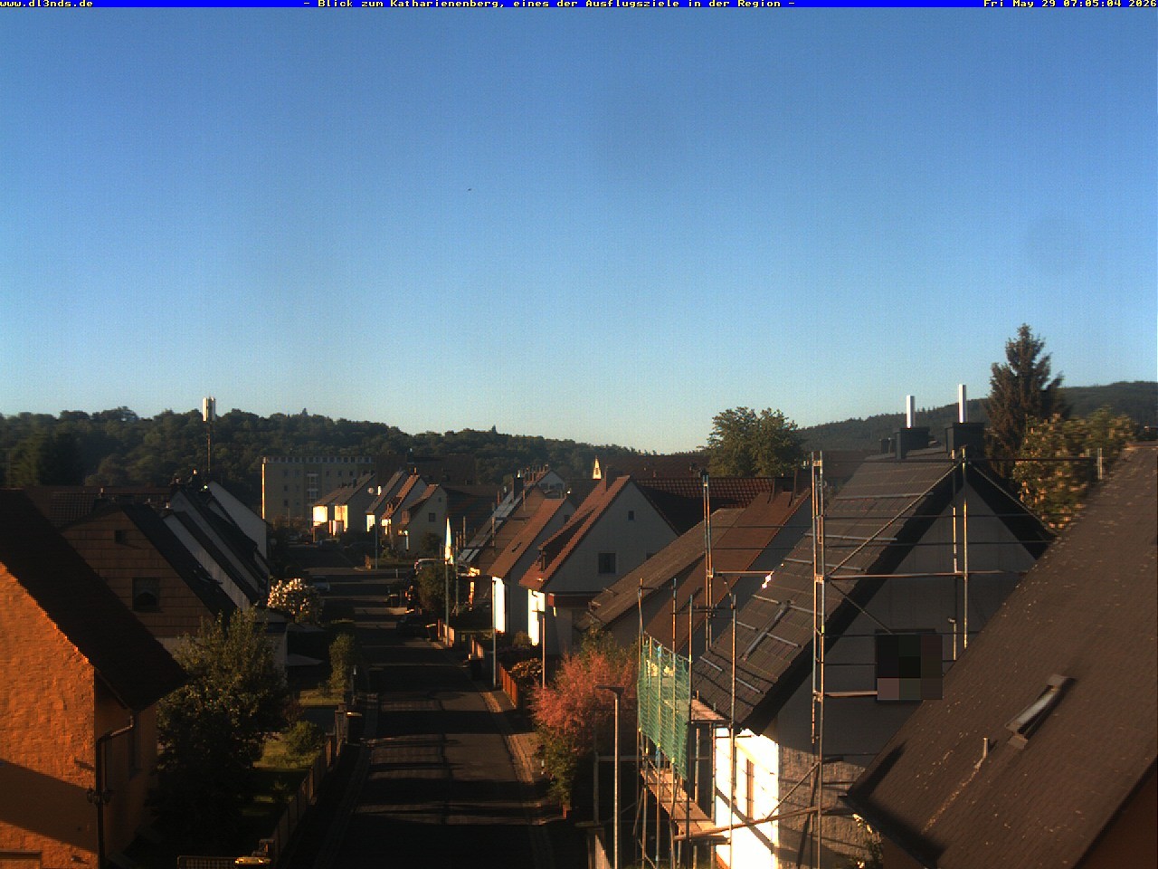 Archiv Foto Webcam Wunsiedel: Blick zum Katharinenberg