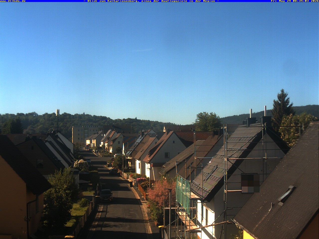 Archiv Foto Webcam Wunsiedel: Blick zum Katharinenberg