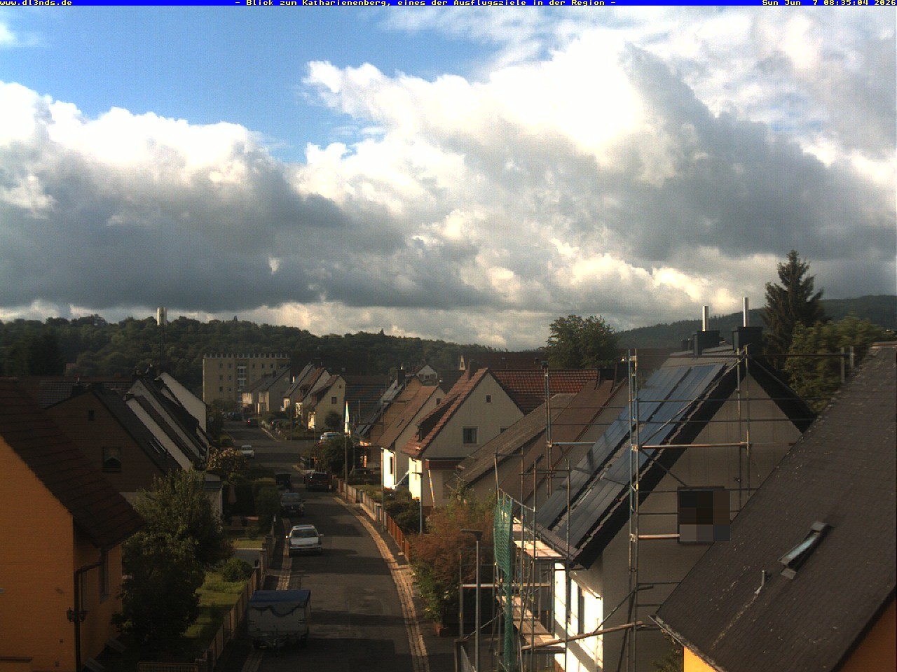 Archiv Foto Webcam Wunsiedel: Blick zum Katharinenberg
