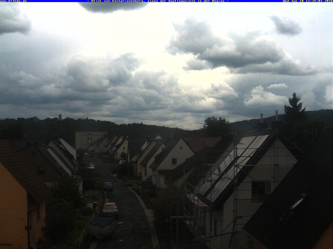 Archiv Foto Webcam Wunsiedel: Blick zum Katharinenberg