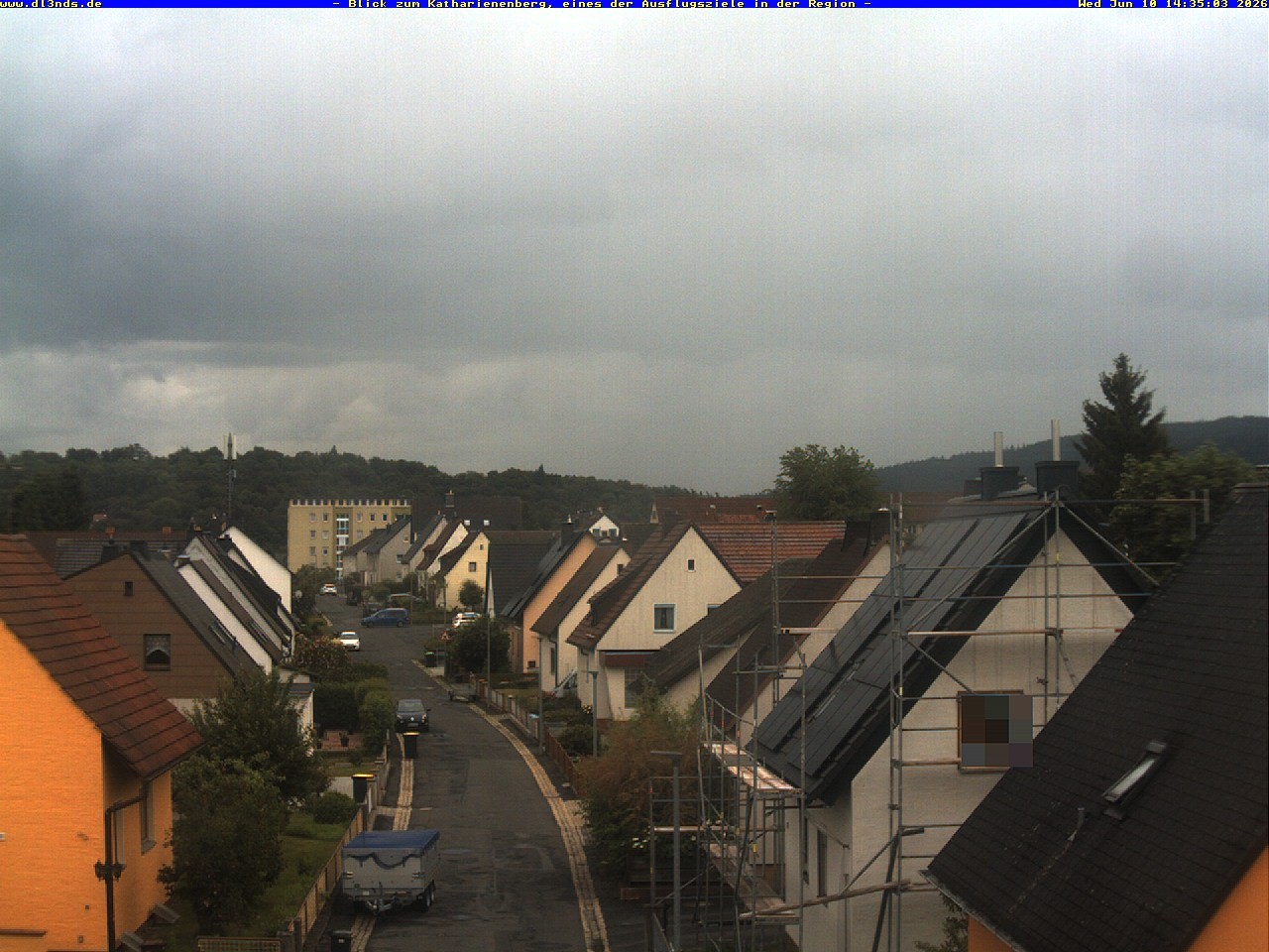 Archiv Foto Webcam Wunsiedel: Blick zum Katharinenberg