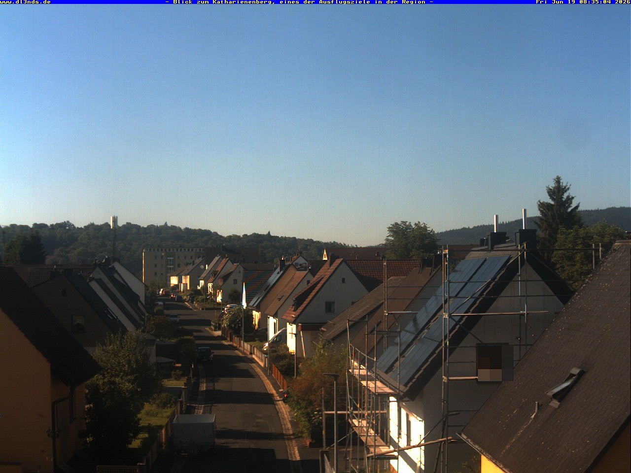 Archiv Foto Webcam Wunsiedel: Blick zum Katharinenberg