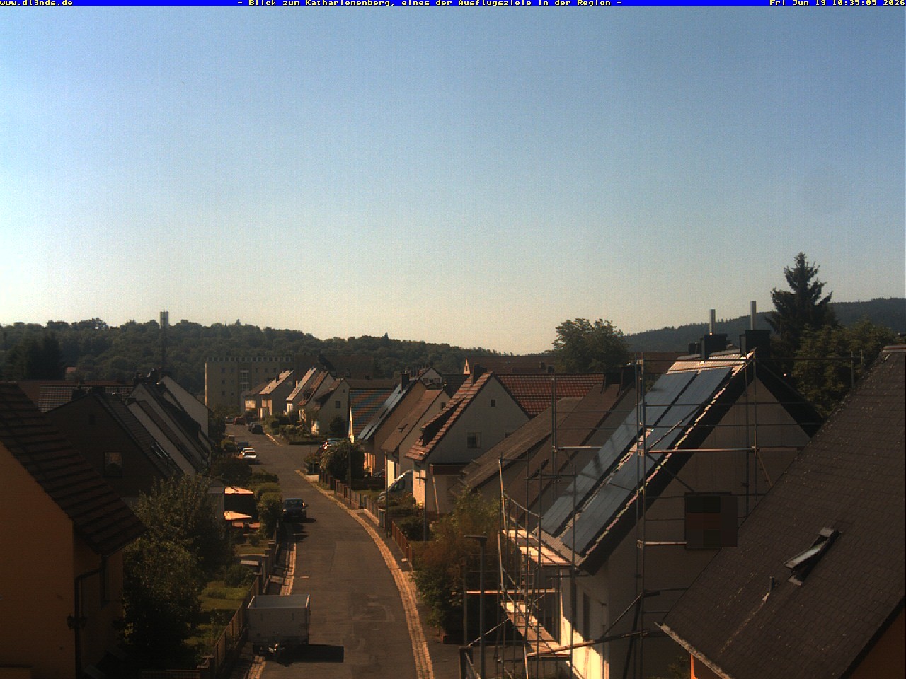 Archiv Foto Webcam Wunsiedel: Blick zum Katharinenberg