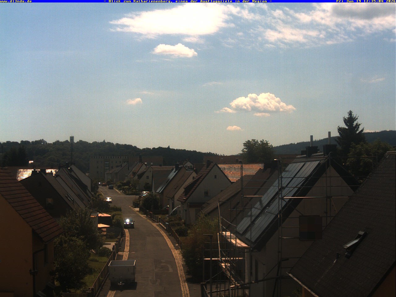 Archiv Foto Webcam Wunsiedel: Blick zum Katharinenberg