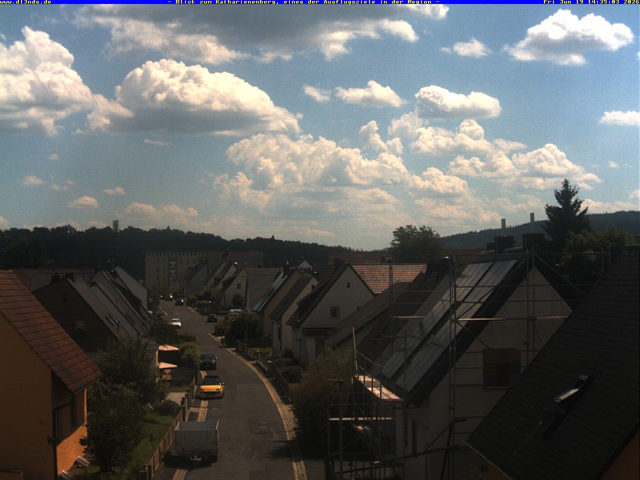 Archiv Foto Webcam Wunsiedel: Blick zum Katharinenberg