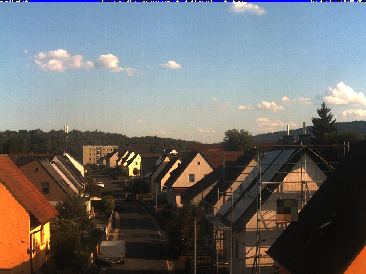 Archiv Foto Webcam Wunsiedel: Blick zum Katharinenberg