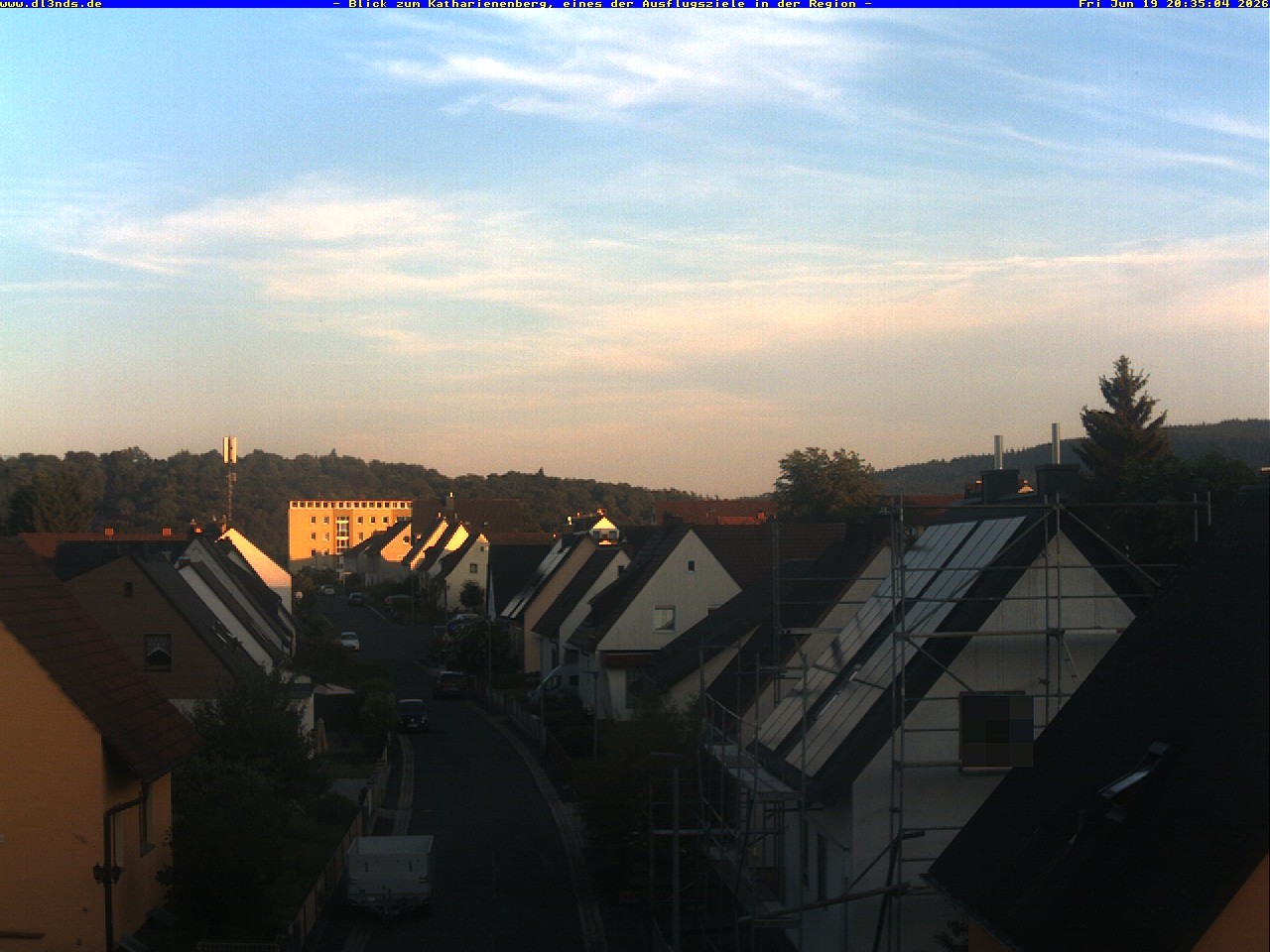 Archiv Foto Webcam Wunsiedel: Blick zum Katharinenberg