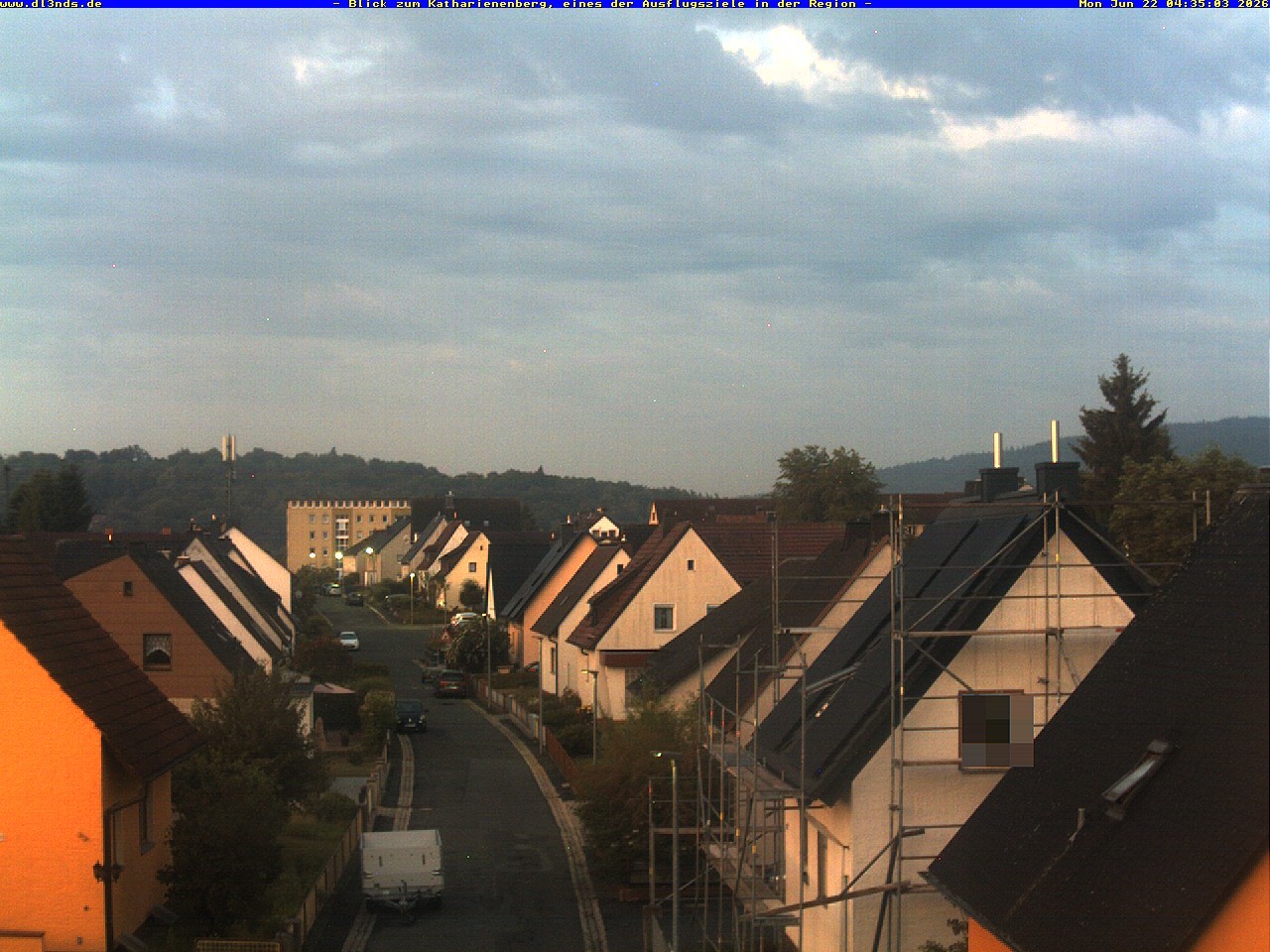 Archiv Foto Webcam Wunsiedel: Blick zum Katharinenberg