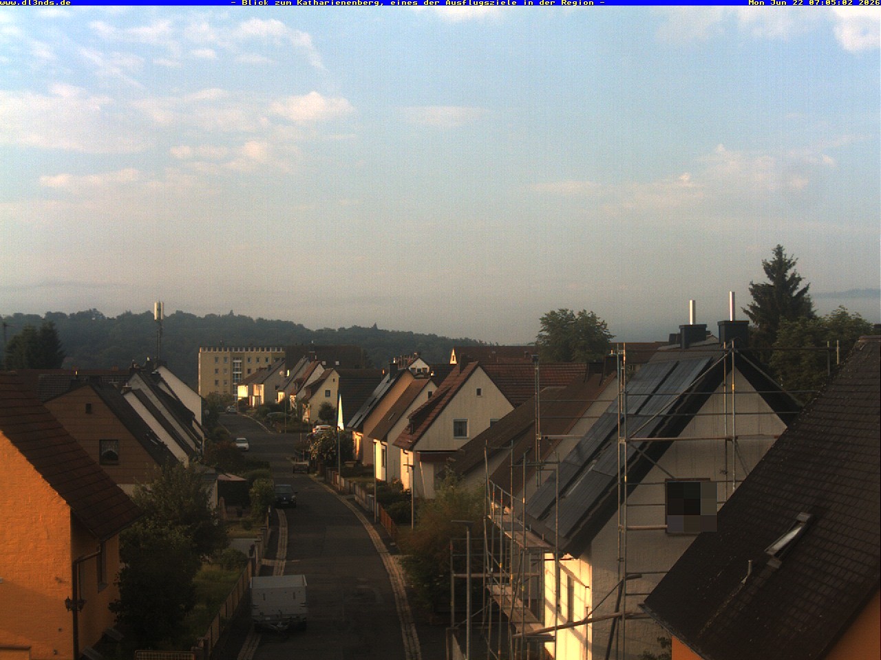 Archiv Foto Webcam Wunsiedel: Blick zum Katharinenberg