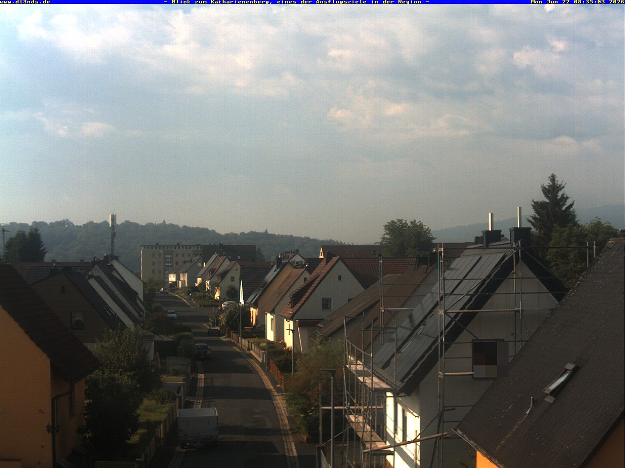 Archiv Foto Webcam Wunsiedel: Blick zum Katharinenberg
