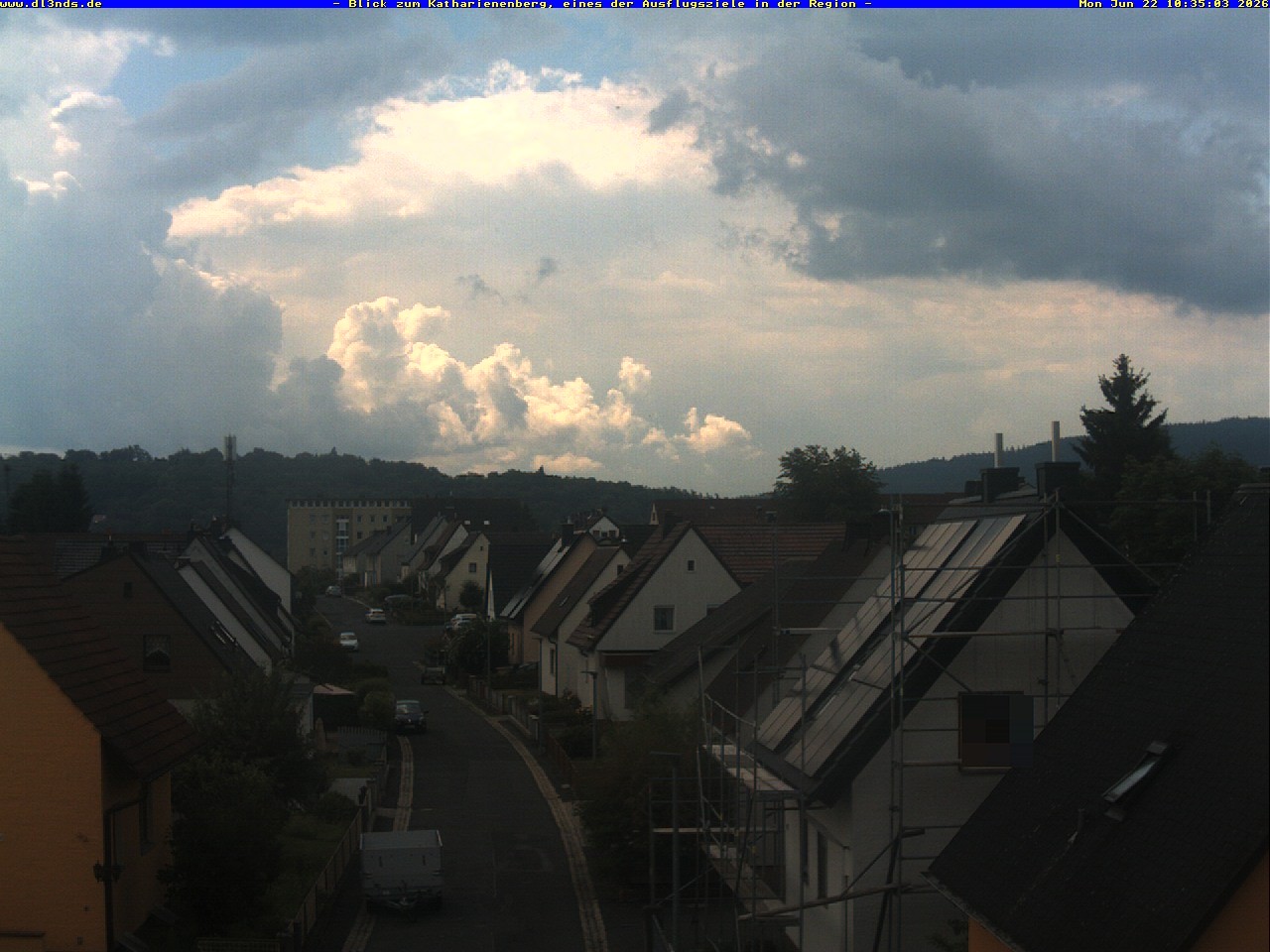 Archiv Foto Webcam Wunsiedel: Blick zum Katharinenberg