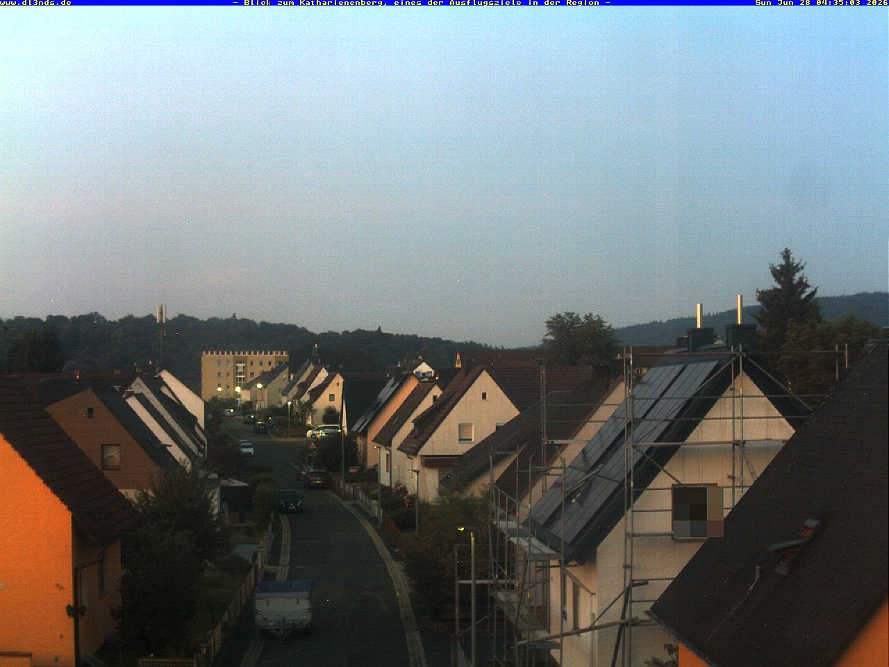Archiv Foto Webcam Wunsiedel: Blick zum Katharinenberg