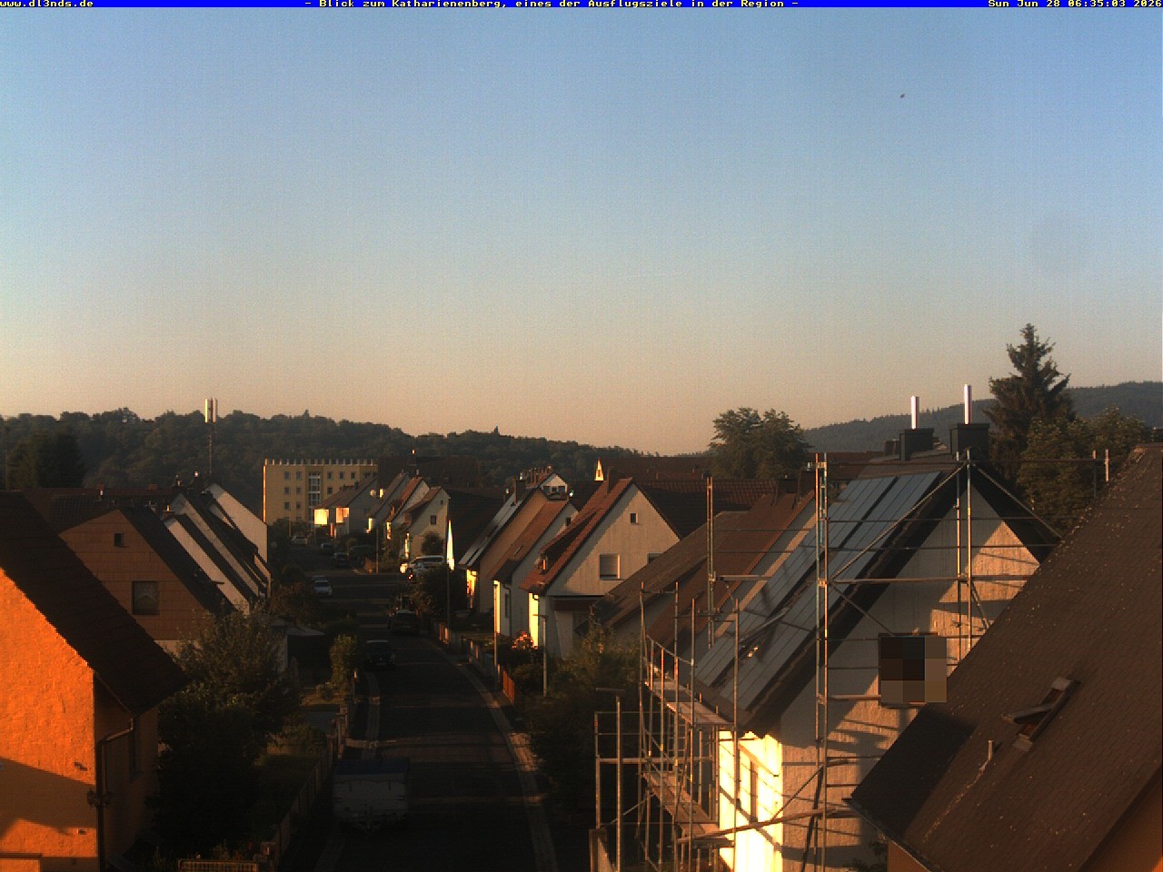 Archiv Foto Webcam Wunsiedel: Blick zum Katharinenberg