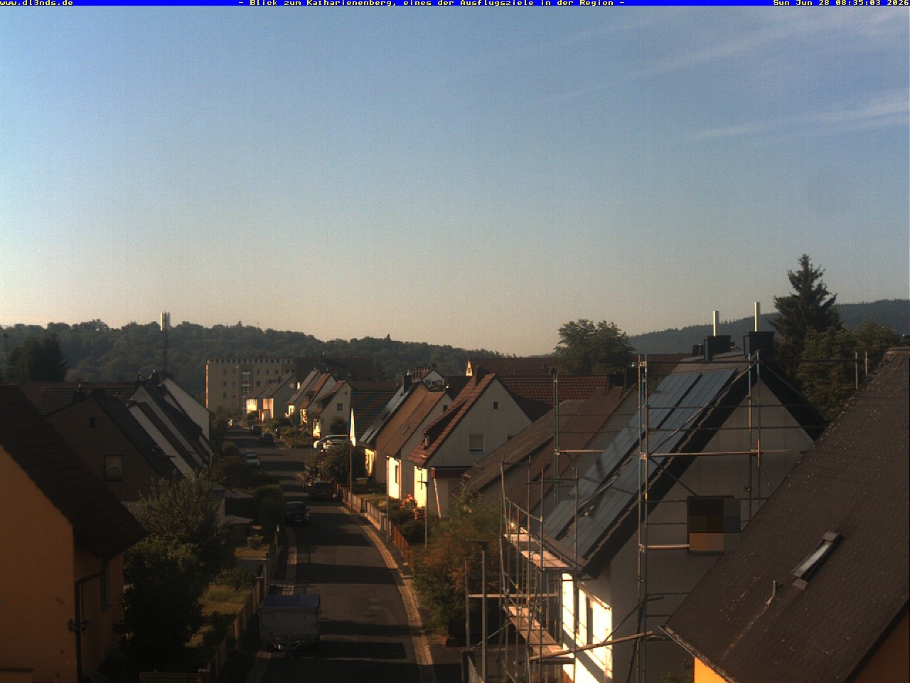 Archiv Foto Webcam Wunsiedel: Blick zum Katharinenberg