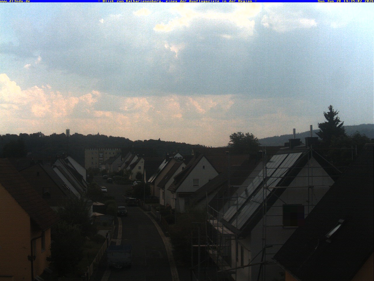 Archiv Foto Webcam Wunsiedel: Blick zum Katharinenberg