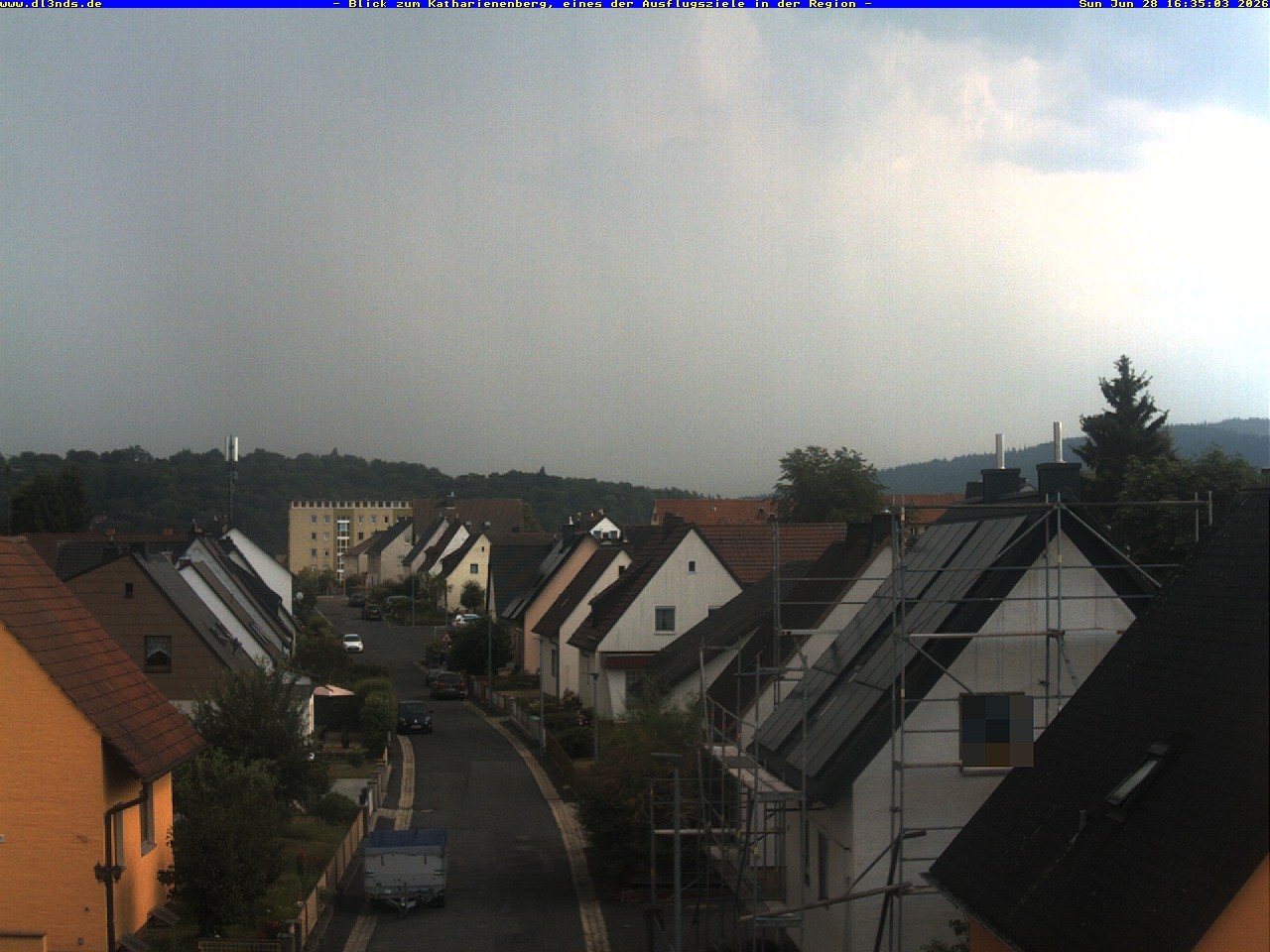 Archiv Foto Webcam Wunsiedel: Blick zum Katharinenberg