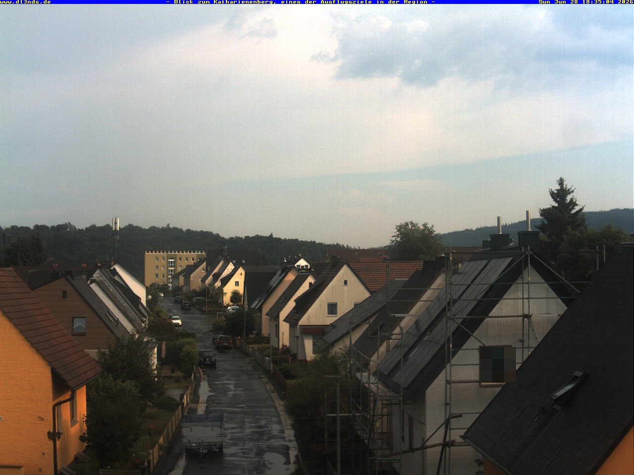 Archiv Foto Webcam Wunsiedel: Blick zum Katharinenberg