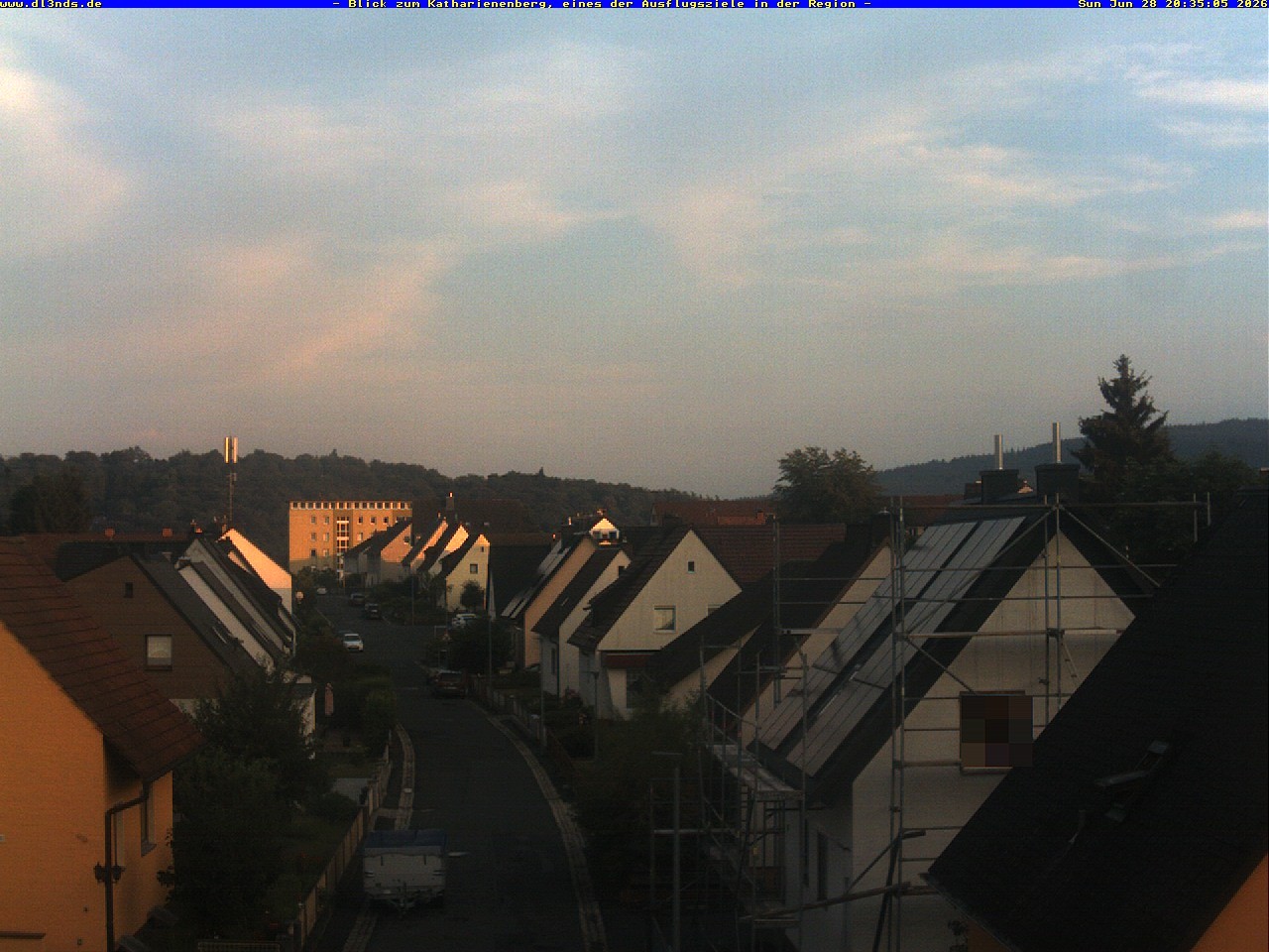 Archiv Foto Webcam Wunsiedel: Blick zum Katharinenberg