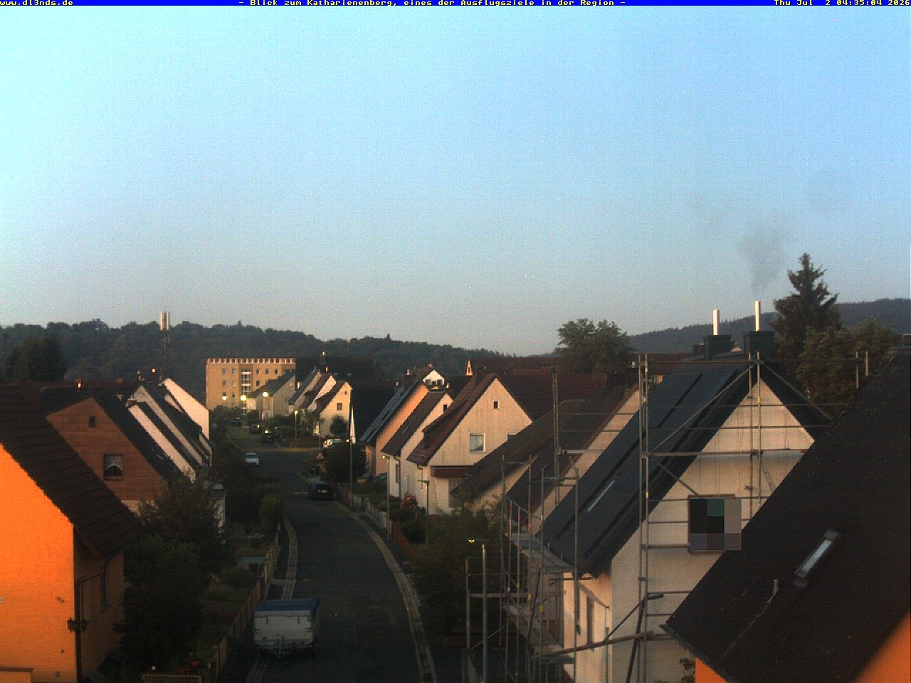 Archiv Foto Webcam Wunsiedel: Blick zum Katharinenberg