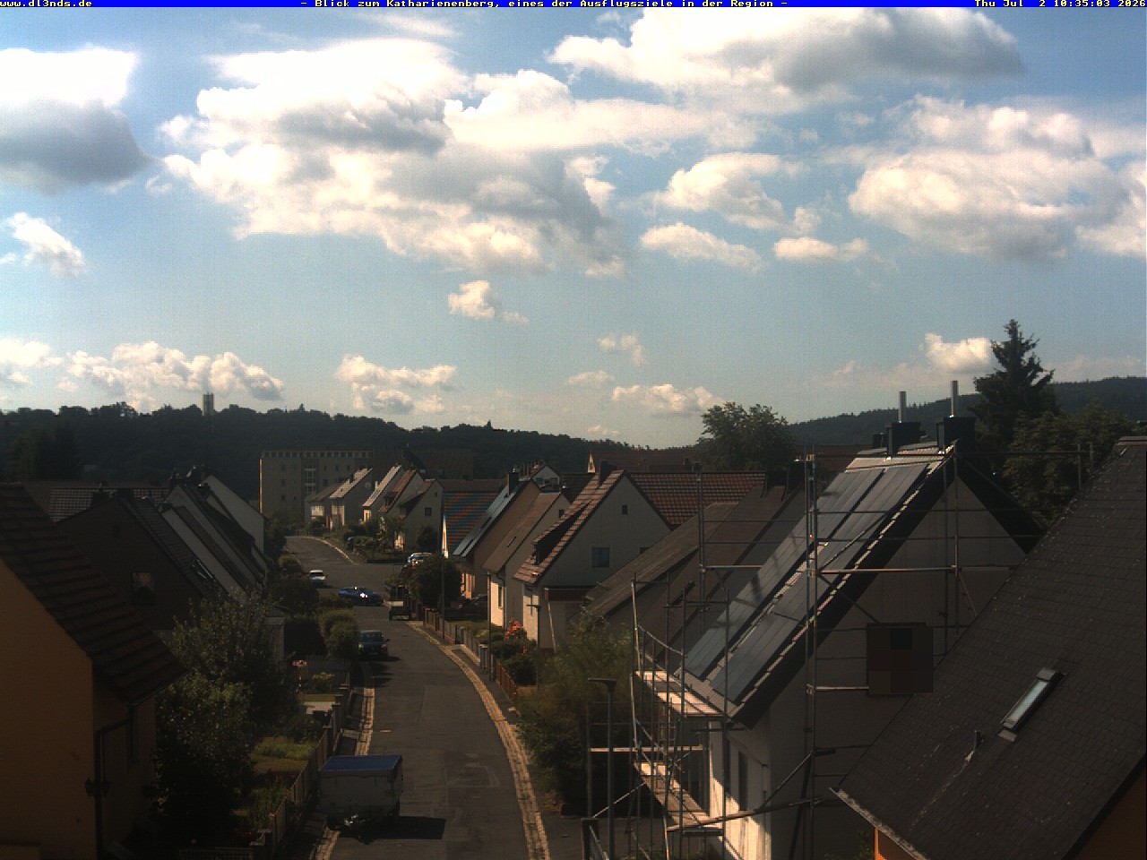 Archiv Foto Webcam Wunsiedel: Blick zum Katharinenberg