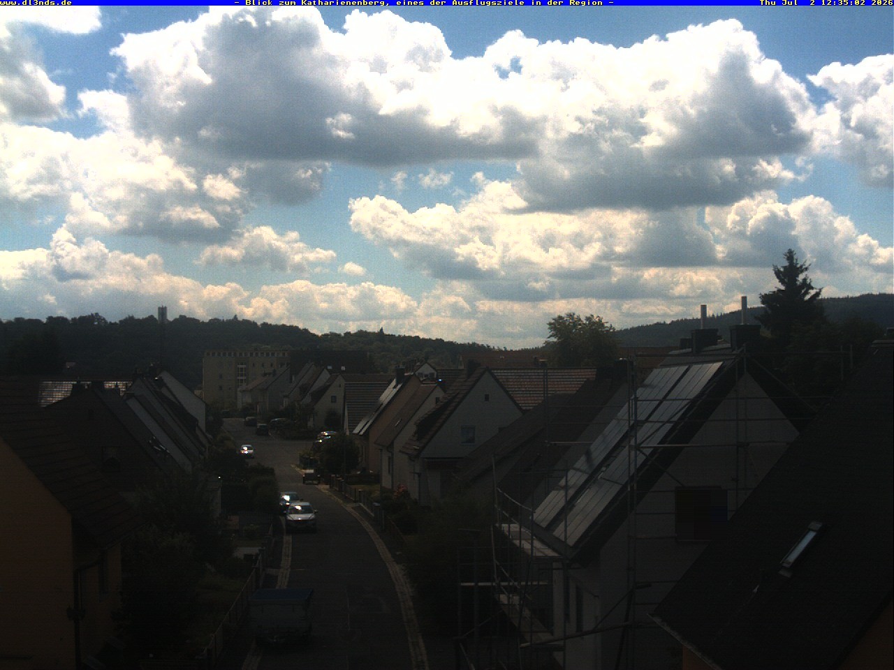 Archiv Foto Webcam Wunsiedel: Blick zum Katharinenberg