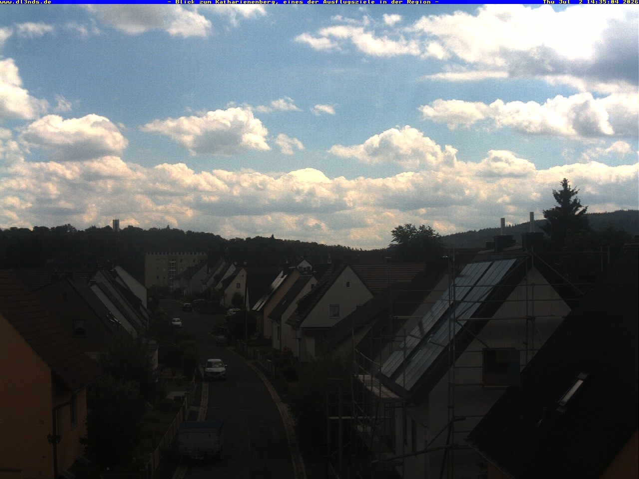 Archiv Foto Webcam Wunsiedel: Blick zum Katharinenberg