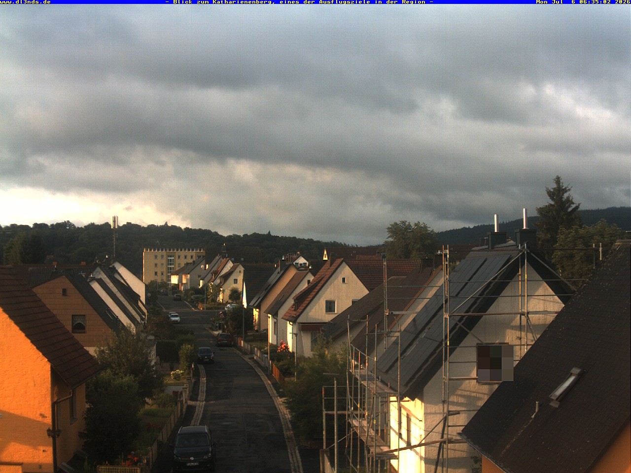 Archiv Foto Webcam Wunsiedel: Blick zum Katharinenberg