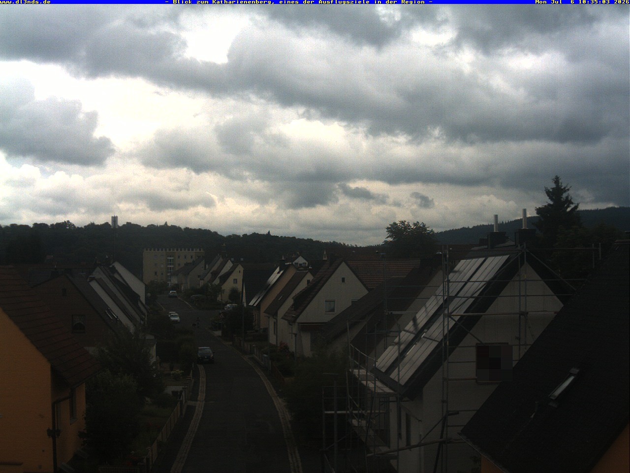 Archiv Foto Webcam Wunsiedel: Blick zum Katharinenberg