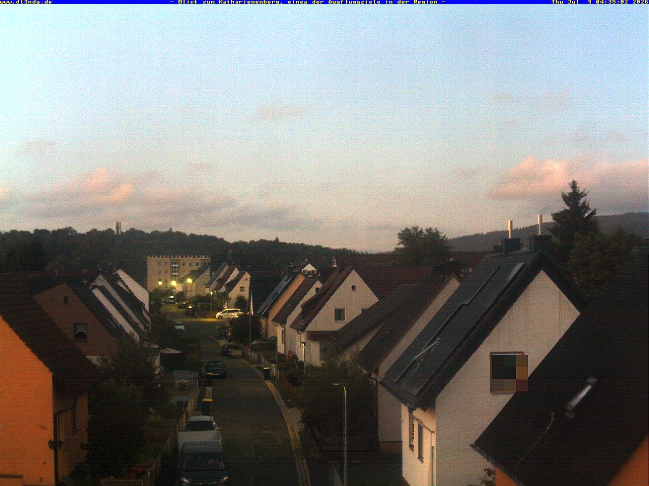 Archiv Foto Webcam Wunsiedel: Blick zum Katharinenberg