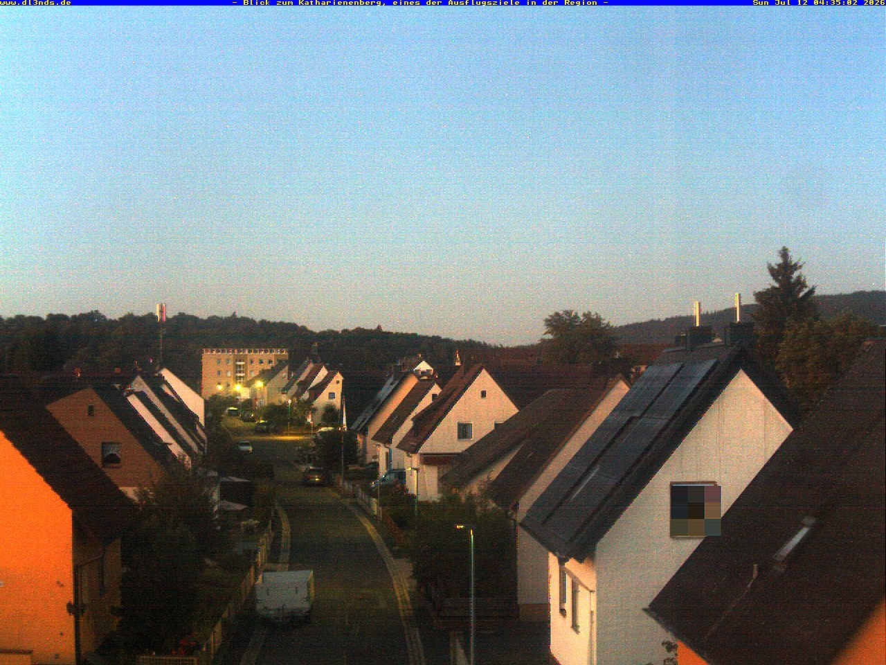 Archiv Foto Webcam Wunsiedel: Blick zum Katharinenberg