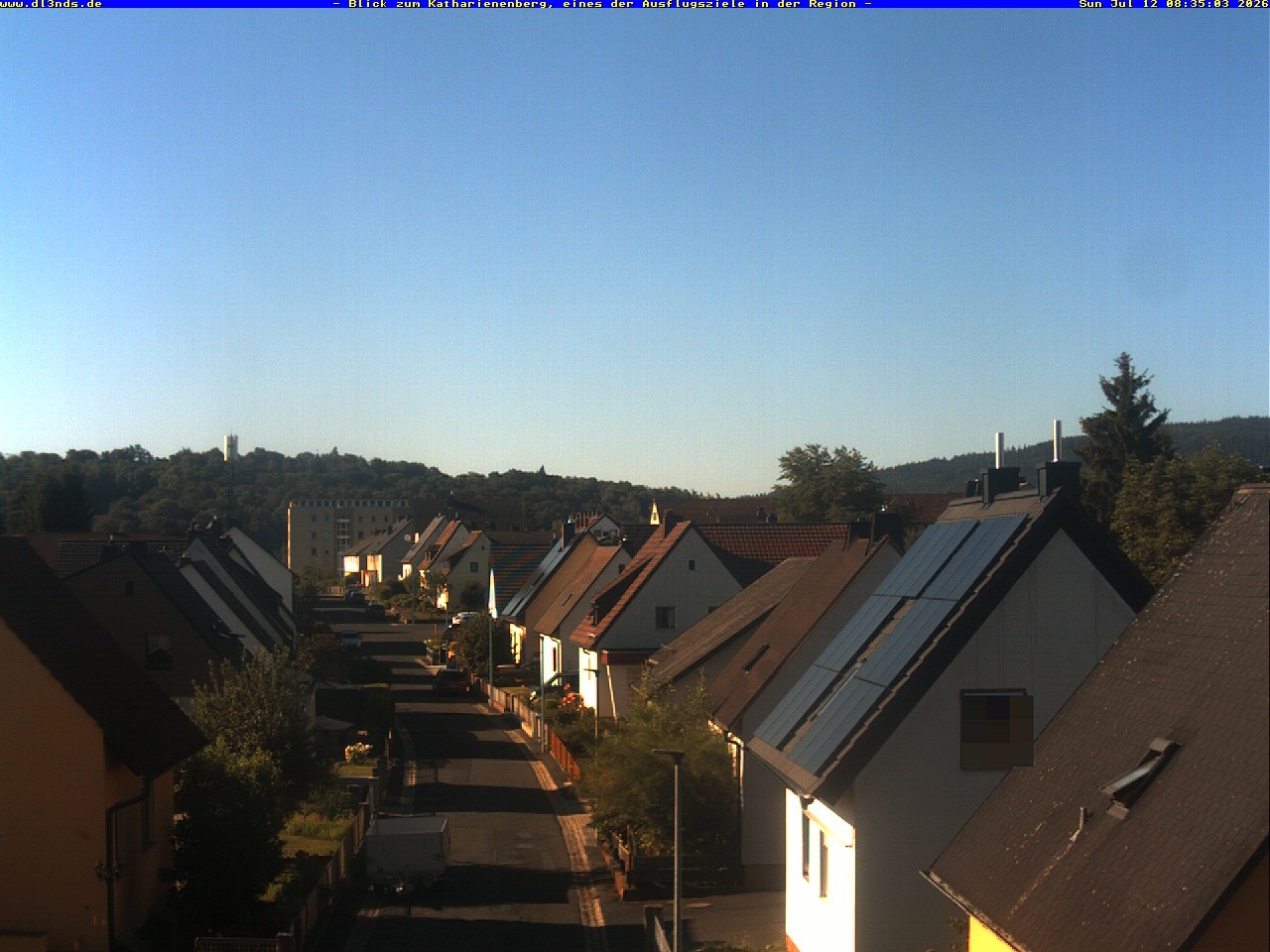 Archiv Foto Webcam Wunsiedel: Blick zum Katharinenberg