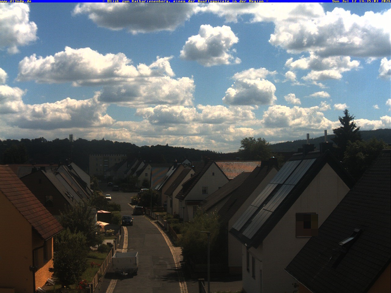 Archiv Foto Webcam Wunsiedel: Blick zum Katharinenberg