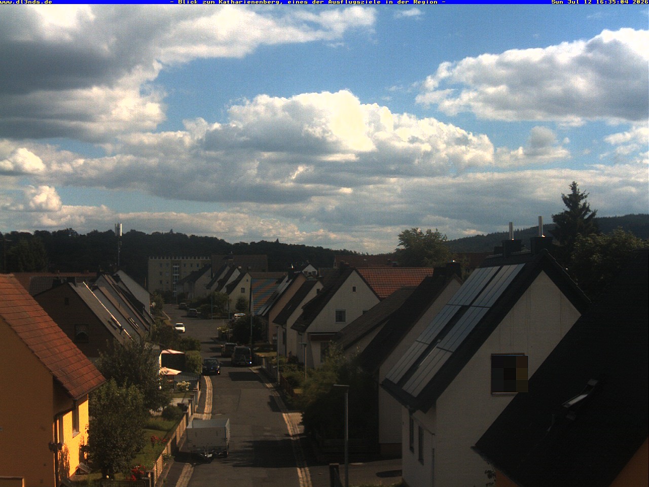 Archiv Foto Webcam Wunsiedel: Blick zum Katharinenberg