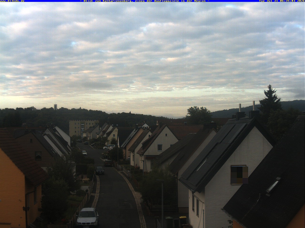 Archiv Foto Webcam Wunsiedel: Blick zum Katharinenberg